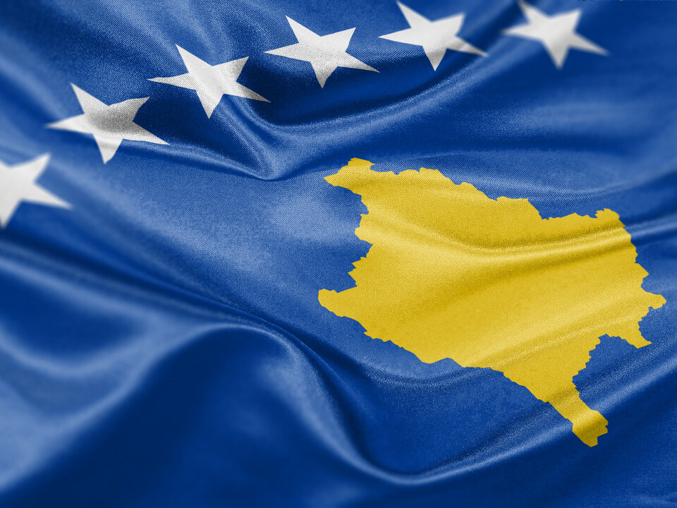 Flagge Kosovo