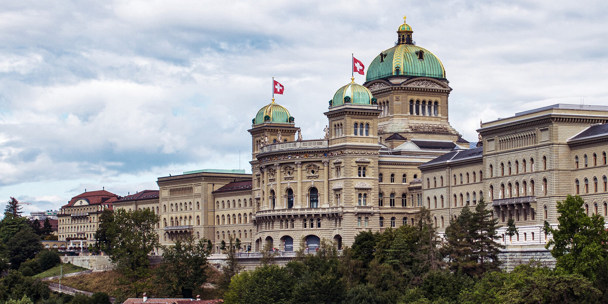 Swiss Parliament Building in Bern, Switzerland