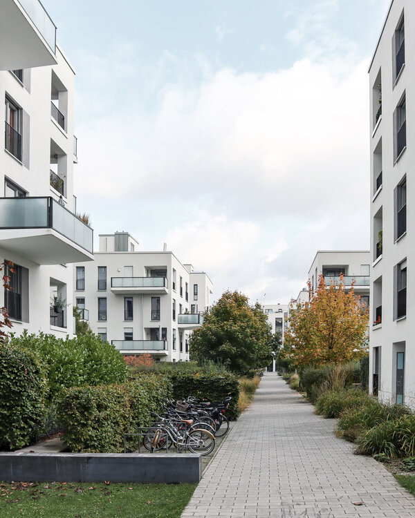 Moderne Wohnsiedlung