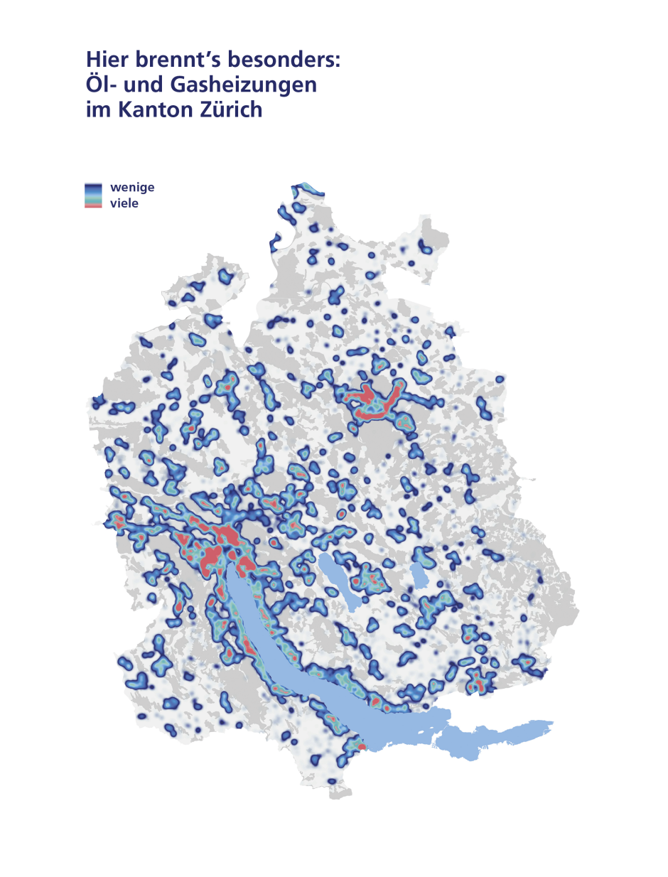 Öl - und Gasheizungen im Kanton Zürich