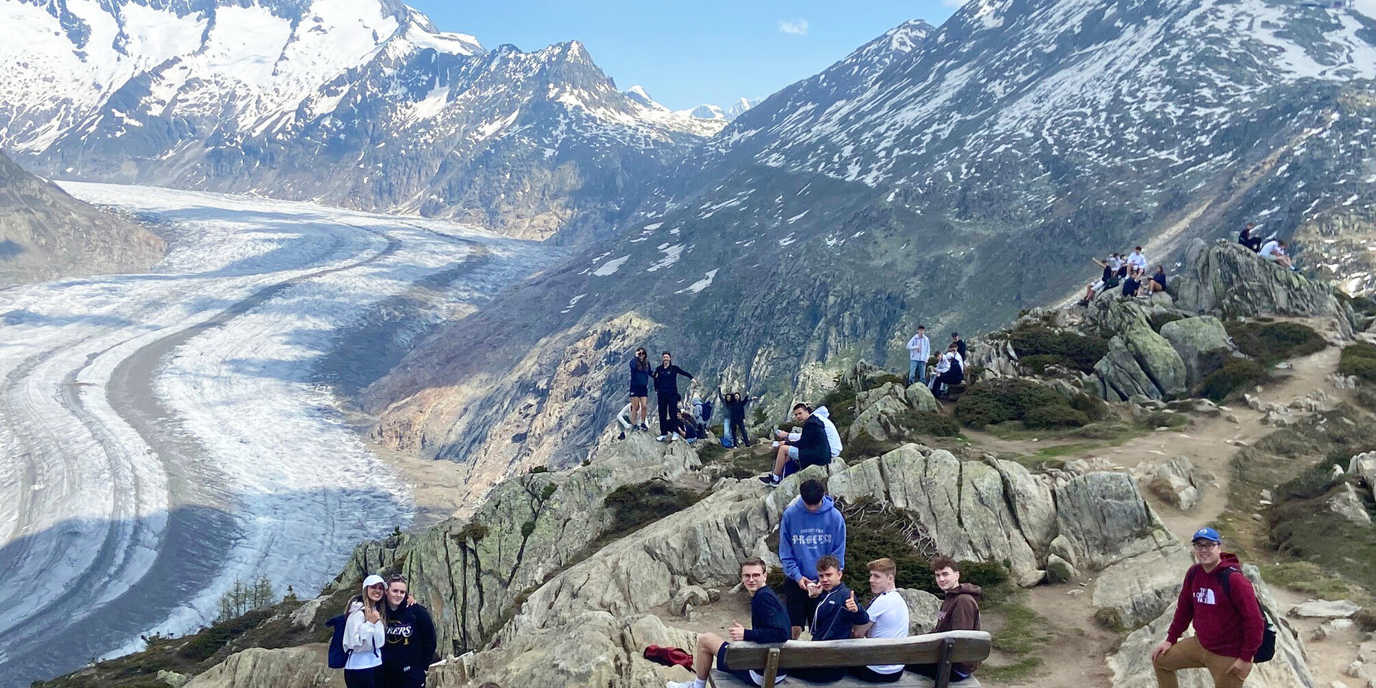 Lernendenlager 2023 der Zürcher Kantonalbank - Aletschgletscher