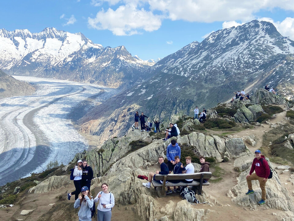 Lernendenlager 2023 der Zürcher Kantonalbank - Aletschgletscher