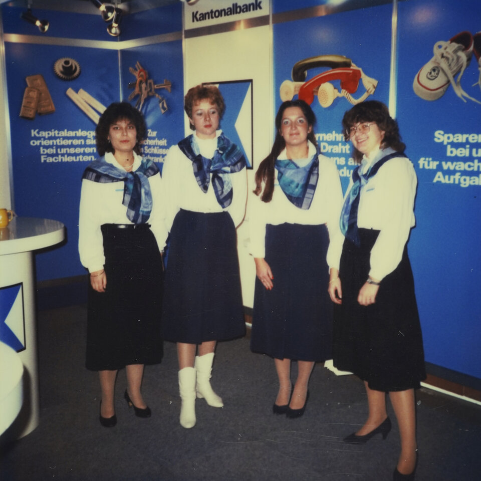 Messeauftritt der Zürcher Kantonalbank 1983 in Winterthur