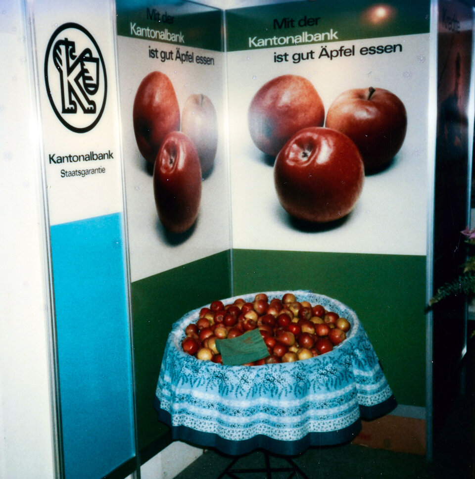 Messeauftritt der Zürcher Kantonalbank 1980 in Winterthur
