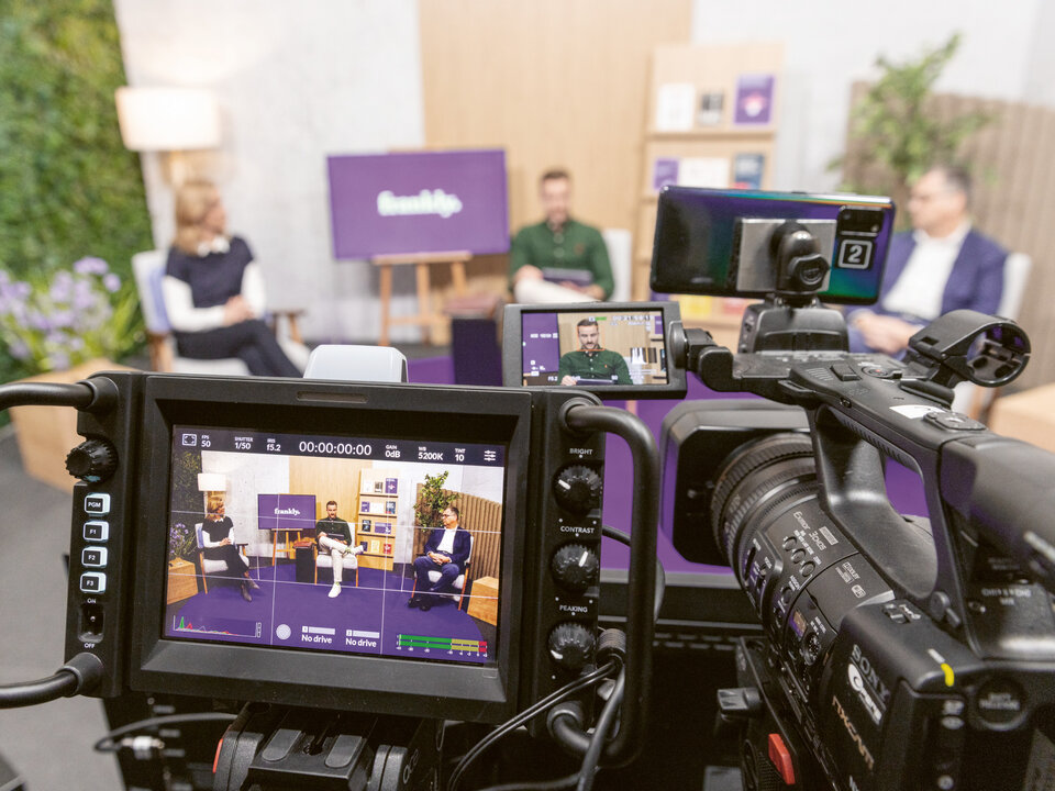 Webcast zu Anlegen mit frankly (Studio)