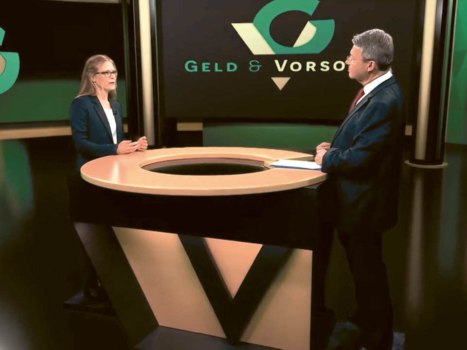Michèle Geissmann, Finanzplanerin Zürcher Kantonalbank, im Gespräch mit Martin Spieler, TeleZüri