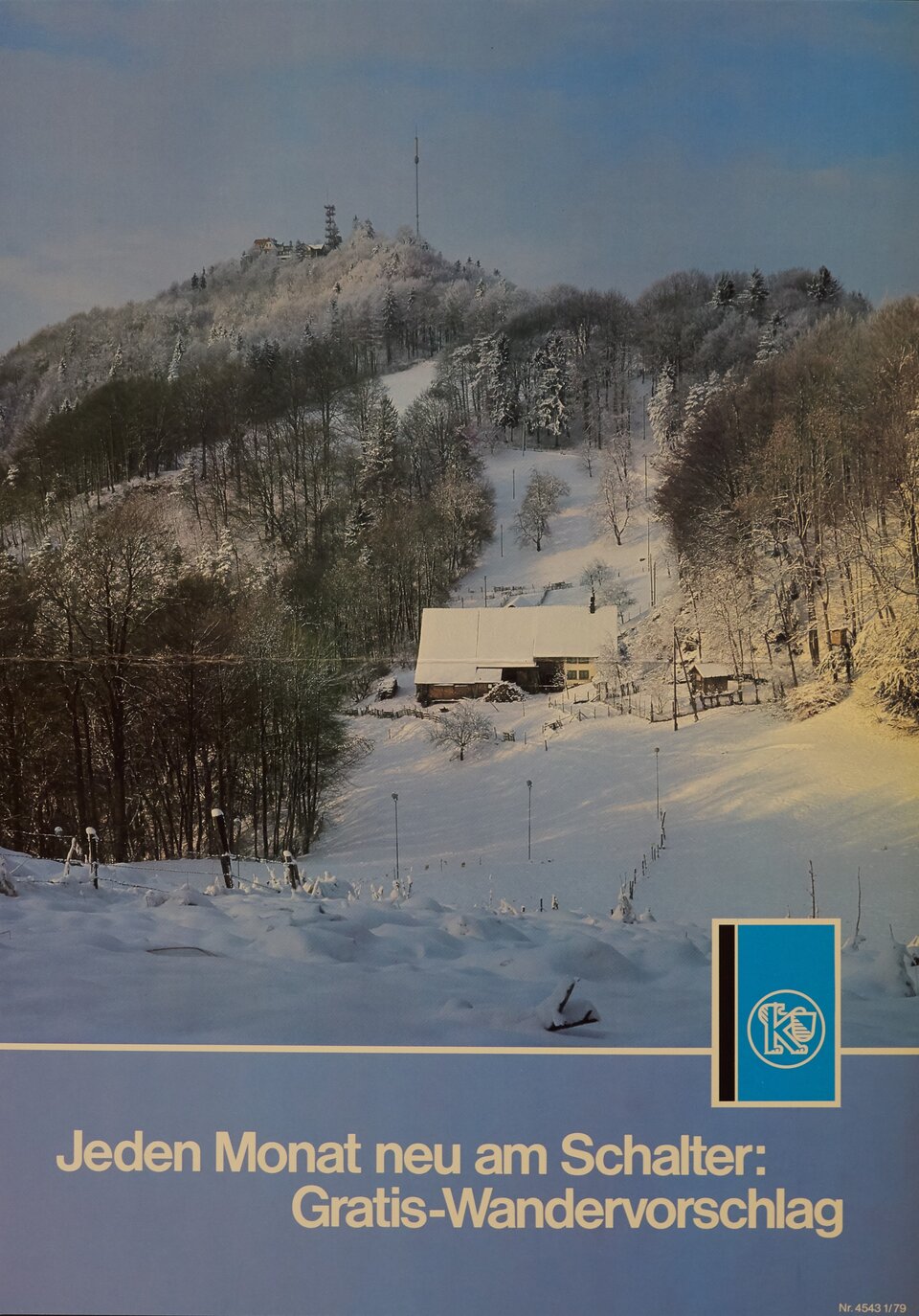 Werbeplakat Winterwandern