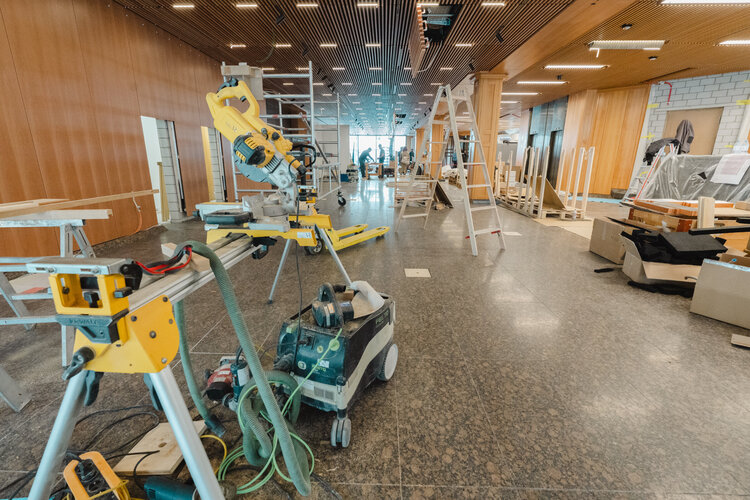 Umbau Filiale Winterthur Innenansicht