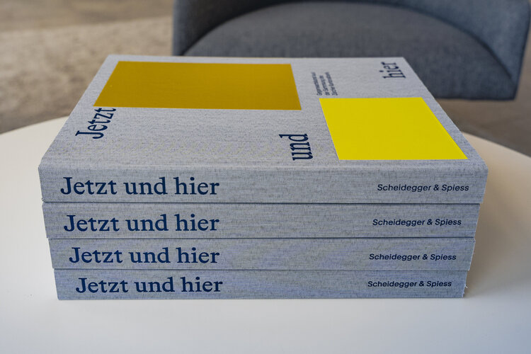 Jetzt und hier - Das Buch über Zürcher Gegenwartskunst aus unserer Sammlung (Bild: Simon Baumann)