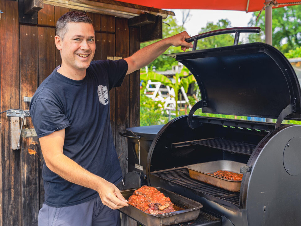 markedsføring tønde Åben Am Grill mit Barbecue-Meister Moritz Graf