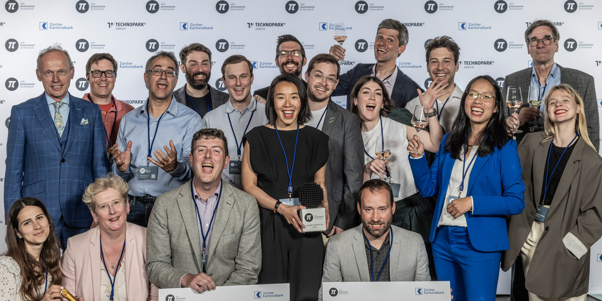 Gruppenbild von Nanoflex Robotics, Gewinner des ZKB Pionierpreis Technopark 2025