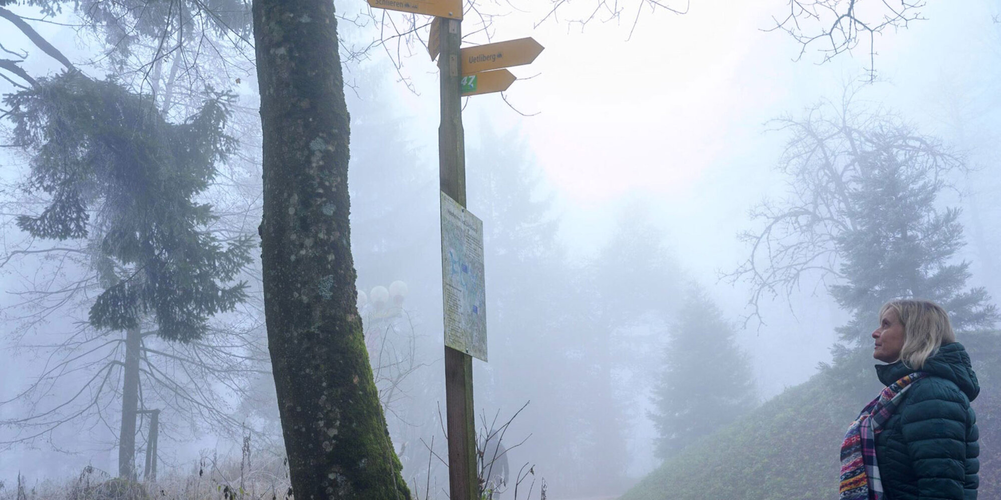 Regina Kleeb im Wald