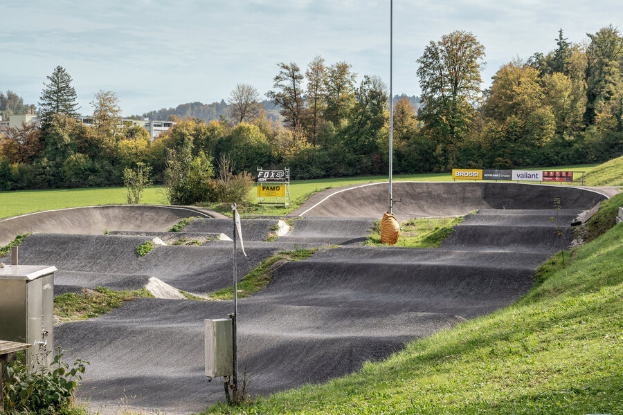 Bild des BMX-Tracks in Dättnau