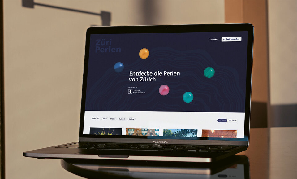 Zueriperlen als Website