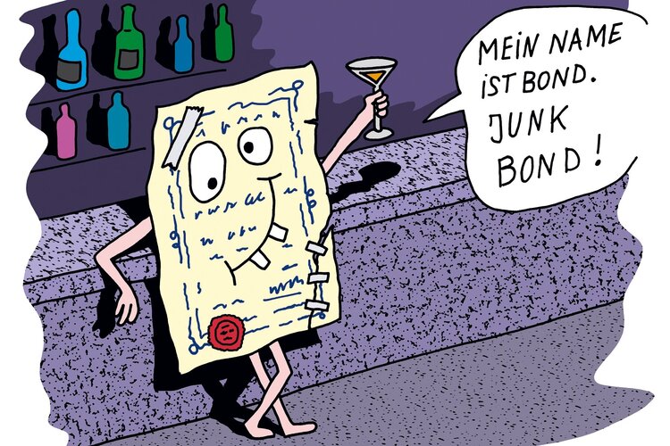 Illustration zum Thema Junk Bonds