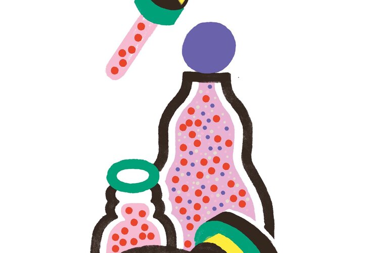 Pipette und Fläschchen