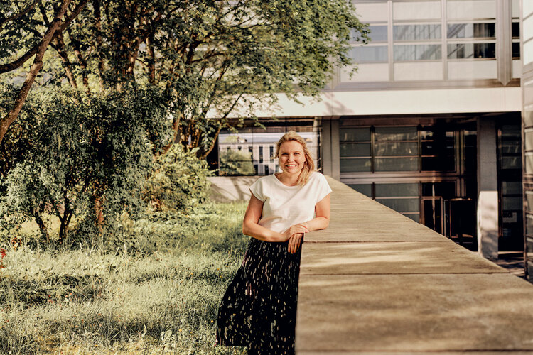 Gabriela Debrunner an der ETH Hönggerberg