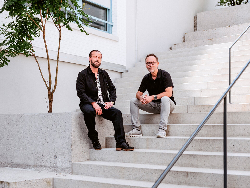 Sänger Bligg und Mark Saint, Projektleiter Marketing ZKB