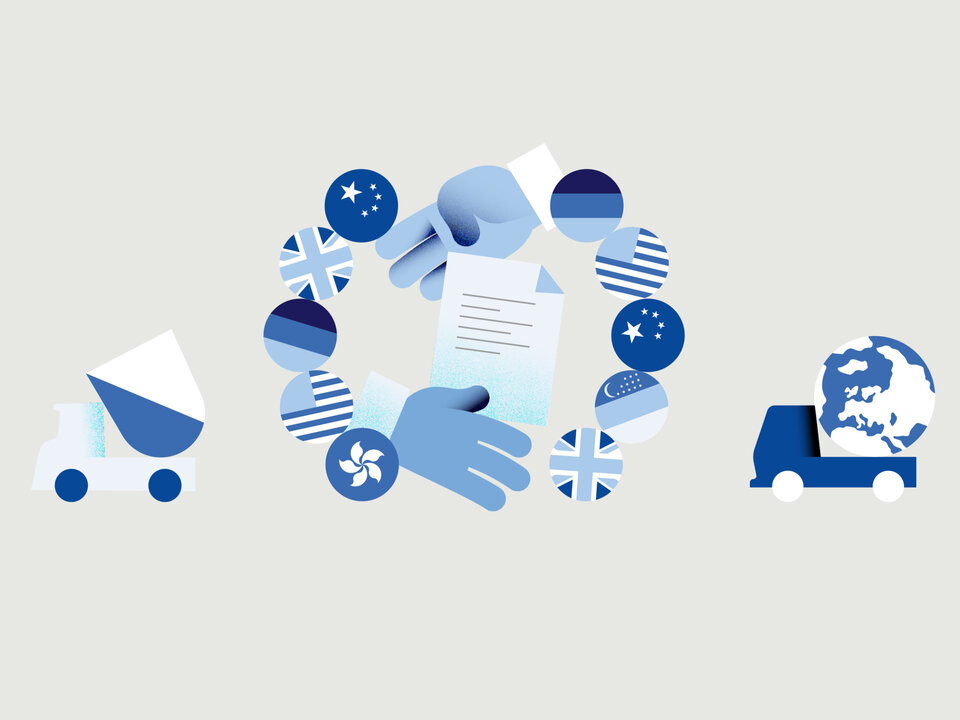 Illustration zu Importen und Exporten im Kanton Zürich