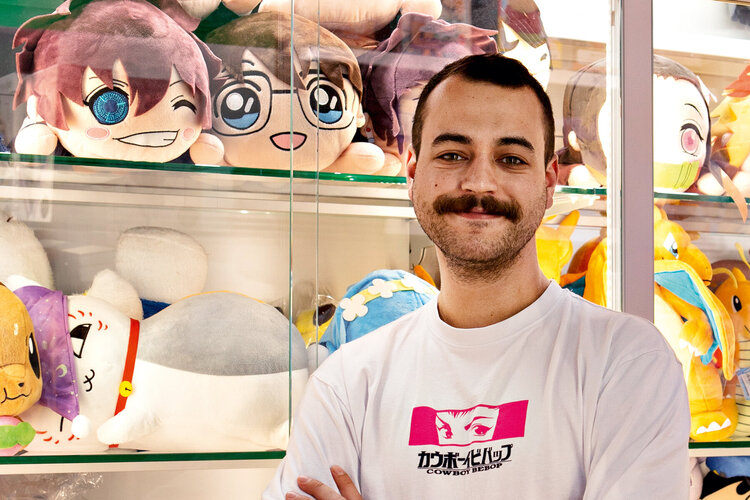 Raffi Marti vom Manga-Shop Jeeg in Zürich