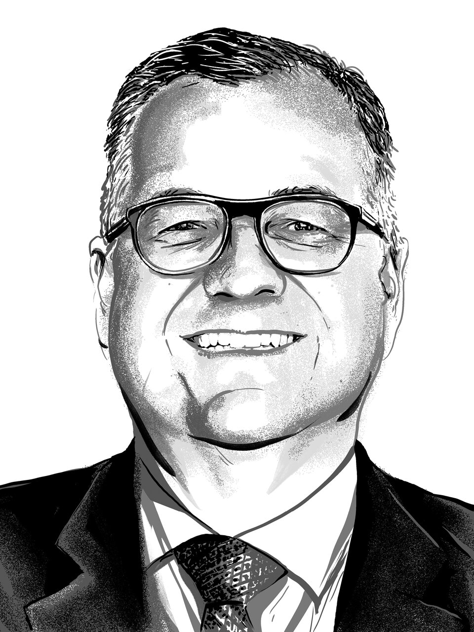 Die Illustration zeigt ein Porträt von Christoph Schenk, Chief Investment Officer der Zürcher Kantonalbank.