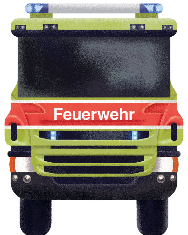 Illustration Feuerwehrauto