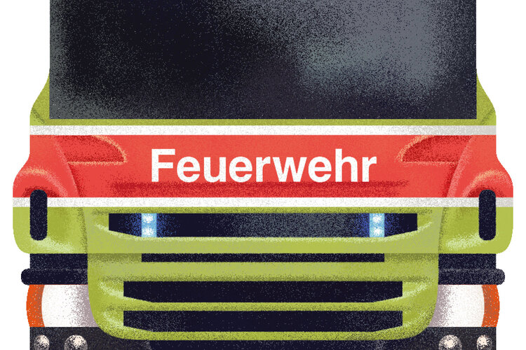 Illustration Feuerwehrauto