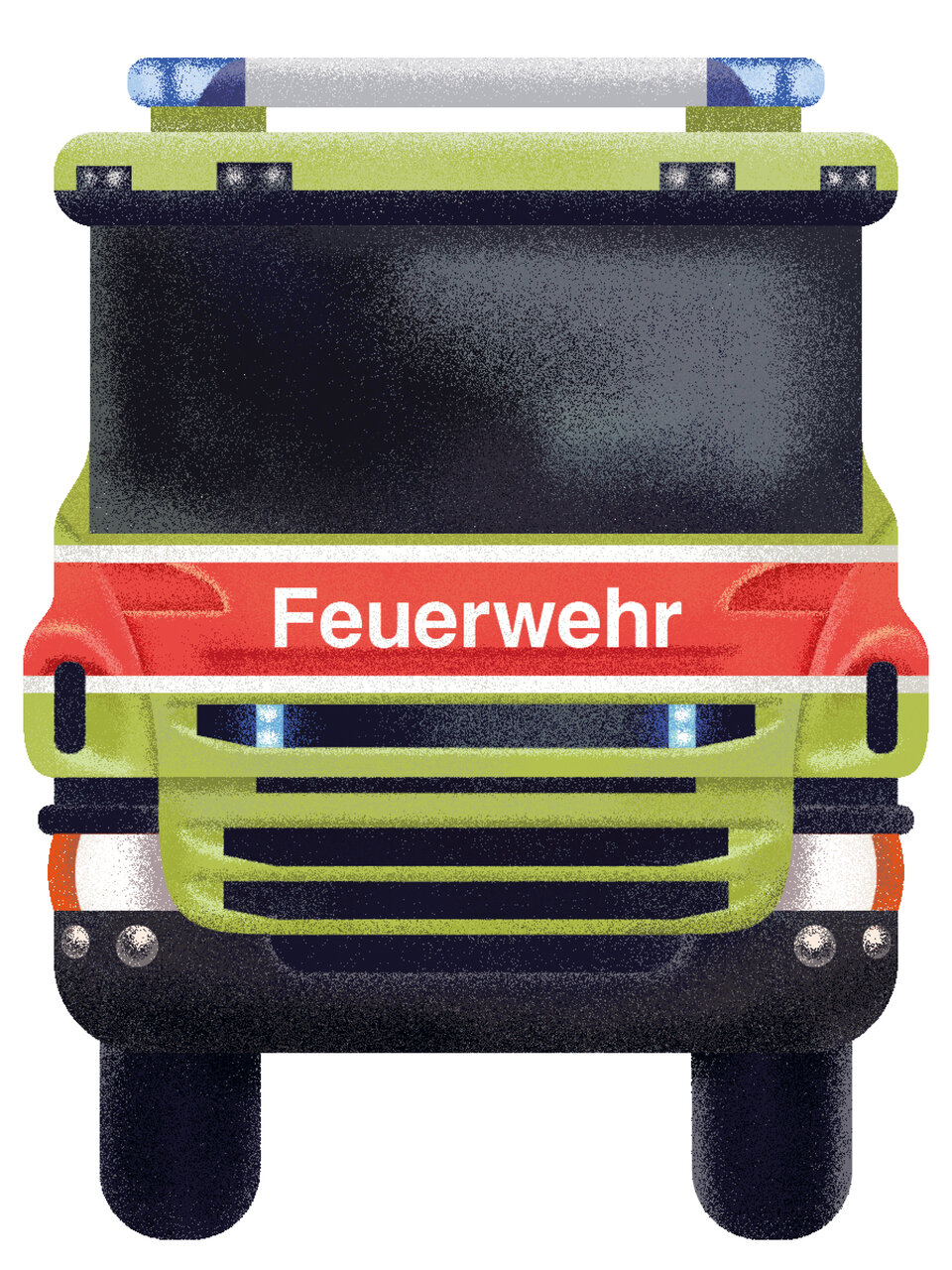 Illustration Feuerwehrauto