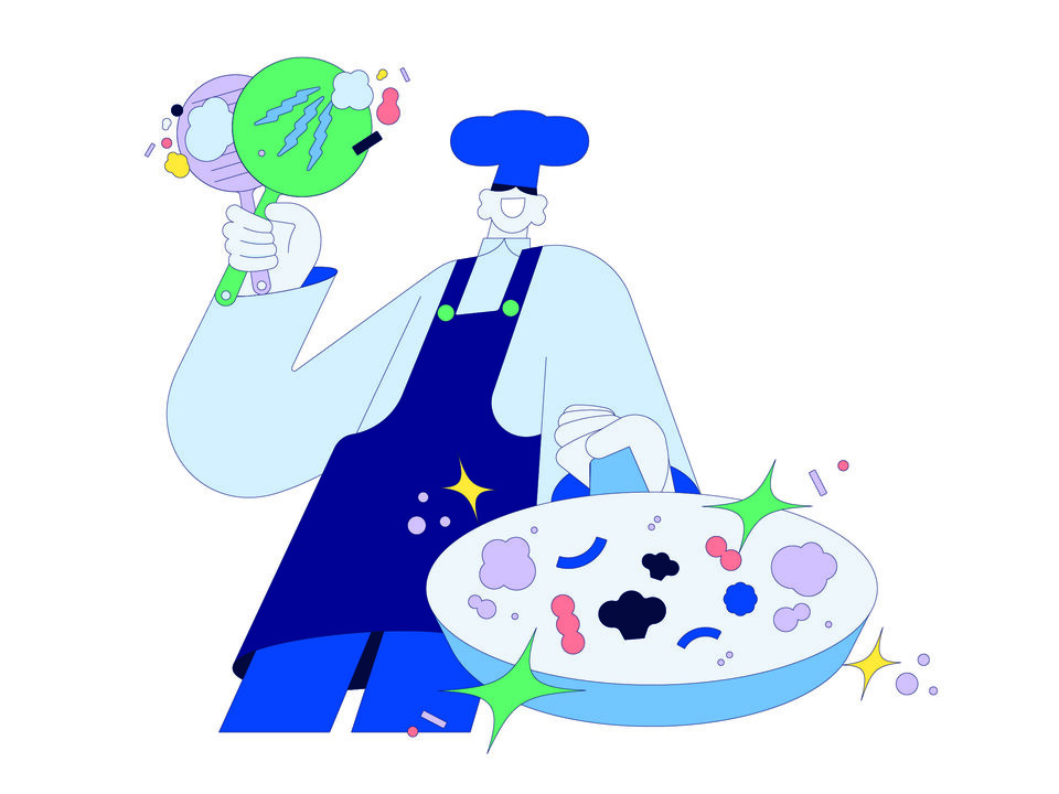 Illustration zum Thema Bratpfannen kaufen